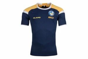Parramatta Eels NRL ISC Navy/Gold Training T Shirt Sizes S-3XL! T8 - Picture 1 of 4