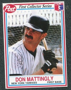 1990 Post Cereal First Collector Series #1 Don Mattingly Lot of 24