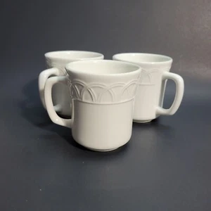 Tazzine da caffè Pier One Import Made in Italy bianche set di 3. Vetri - Foto 1 di 9