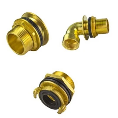 STABILO SANITÄR Fassverschraubung Messing Regentonnenverschraubung ★ versch. Ausführungen ✅