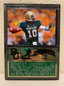 Robert Griffen III 6x8 Baylor Bears Plaque. - Picture 1 of 3