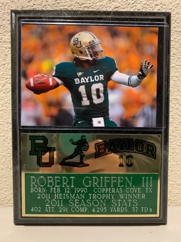 Robert Griffen III 6x8 Baylor Bears Plaque Cover
