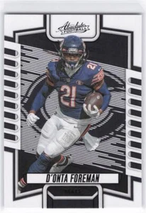 2023 Panini Absolute D'Onta Foreman #62 Black Foil #62 - Bild 1 von 2
