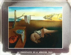 France 2021 € 250 La Persistance de la Mémoire Salvador Dali, DCAM PCGS PR 69 - Picture 1 of 12