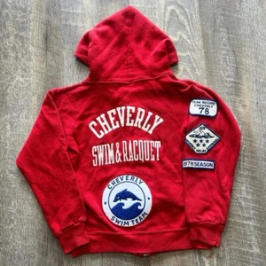 Vintage 70s Champion Blue Bar Kids Zip Up Sweatshirt S - Picture 1 of 7