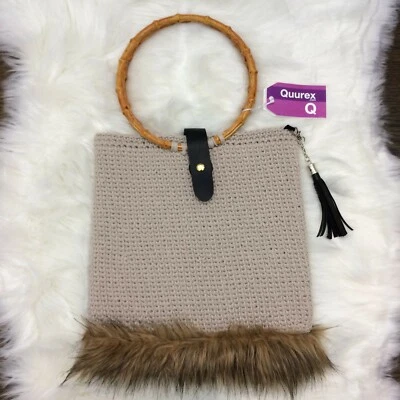 Ручной работы ручной вязки женщин ручная сумка сумочка разработан в США - Изображение 1 из 4