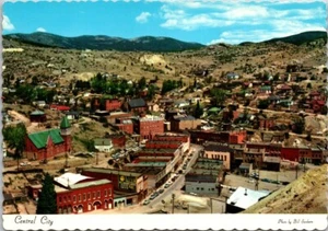 Postcard Central City Aerial View Colorado Mining Rocky Mountain History - Picture 1 of 2
