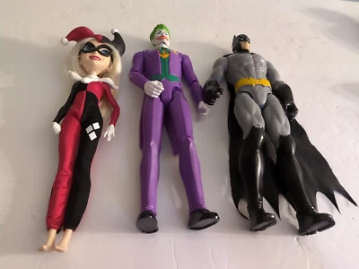 Figuras de acción Harley Quinn, Joker y Batman Foto 1 de 4