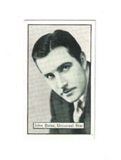 Turf Cigarette Card Personality Series Film Stars 1933 No. 33 - John Boles