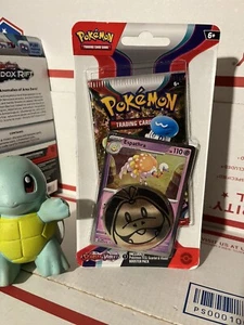 VERSIEGELT Pokemon Scharlachrot Violett Espathra Promo Checklane Blisterpackung Booster Münze - Bild 1 von 2