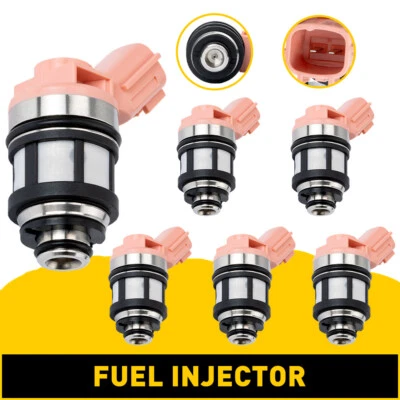NEW Set of 6  Fuel Flow Injector For 2000 2001 2002 2003 2004 Nissan Xterra 3.3L - Image 1 of 4