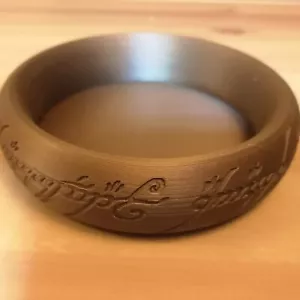 Mini - One Ring Dice Bowl / Trinket Tray. LOTR Lord of the Rings Hobbit Birthday - Foto 1 di 7