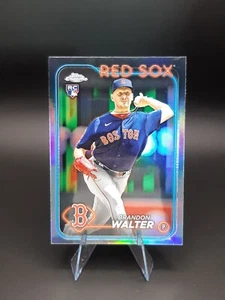 Brandon Walter RC 2024 Topps Chrome Baseball #254 Refractor Red Sox Rookie - Picture 1 of 2