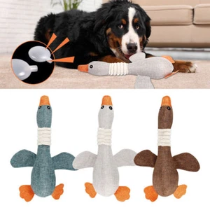 For Aggressive Chewers Interactive Large Breed & Squeaky Geese Dog Pet Toys - - Picture 1 of 19