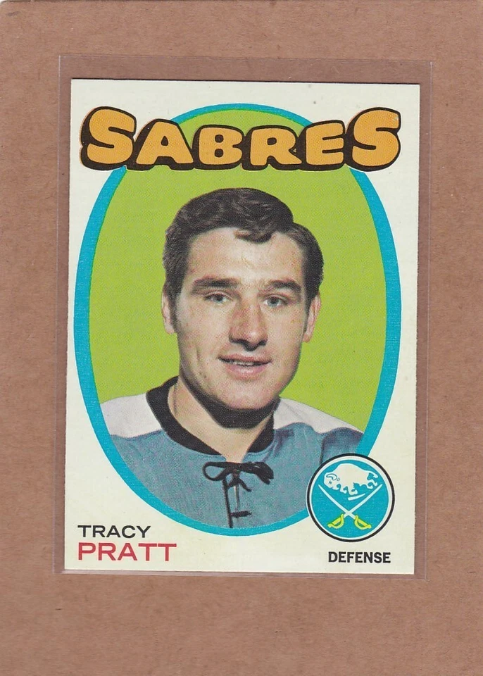 1971-72 TOPPS HOCKEY TRACY PRATT #107 SABRES NM *A35429 - Image 1 of 1