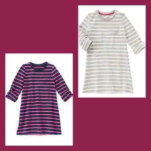 NWT Gymboree Play By Heart Size 5 Striped Sweatshirt Dress Girls Everyday - Picture 1 of 9