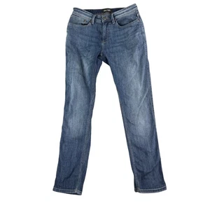 DU/ER L2X Relaxed Taper Jeans Mens 30x32 Blue Denim Comfort Stretch Pants - Picture 1 of 13