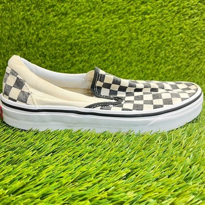 Tênis esportivo Vans clássico quadriculado feminino tamanho 8 preto - Imagem 1 de 4
