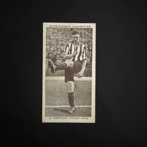 1939 Churchman Association Footballers #22 John Hodgson Tobacco Cigarette Card - Picture 1 of 2