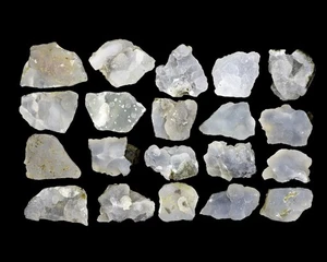 Natural Chalcedony Minerals 20 specimen India #M 704 - Picture 1 of 2