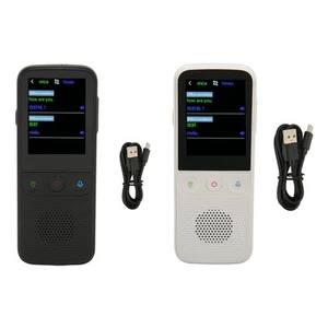 112 Languages Smart Voice Translator 2.4in Touch Screen 1GB RAM 8GB ROM Porta FY - Afbeelding 1 van 28