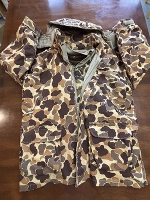 VTG GAMEHIDE CAMO PARKA 3 in 1 COAT Men’s XL  removable hood - Image 1 of 4