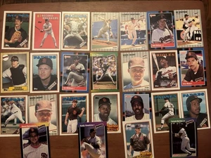 San Diego Padres Baseball Karten Lot 25 Karten pro Lot Ende 80er - Bild 1 von 3