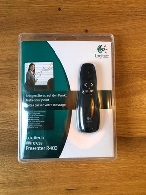 Logitech Wireless Presenter R400 | Laser Präsentation Fernbedienung - Bild 1 von 2