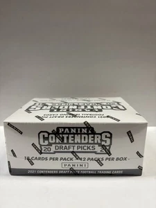Caja de violonchelo de fútbol americano NFL Panini Contenders 2021 selecciones del draft 12 paquetes de fábrica nueva - Imagen 1 de 2