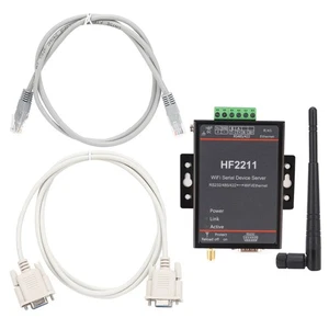 HF2211 Serial Server RS232/485/422 To WIFI - Ethernet DTU Network Communica FI - Picture 1 of 23