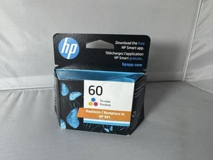 Oryginalny trójkolorowy wkład atramentowy HP 60 (CC643WN #140) - Exp 07/2025+ - Zdjęcie 1 z 2