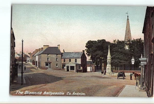 Alte Vintage Postkarte The Diamond Ballycastle Co Antrim Irland - Bild 1 von 2