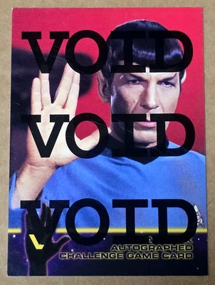 Skybox Star Trek The Original Series TOS Season 2 Autograph Challenge V VOID - Image 1 of 2