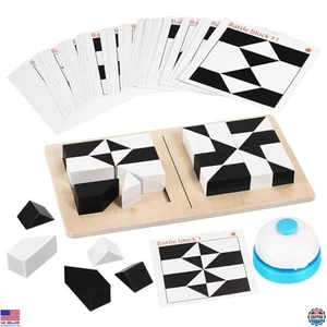 Vaguelly Hidden Building Puzzle Block Toy - STEM Game with 40 Challenge Cards - Picture 1 of 6