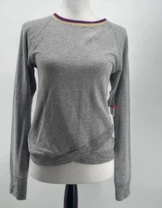 Athleta Girl Criss Cross My Heart Crewneck Sweatshirt Girls XL /14 Soft Modal - Picture 1 of 11