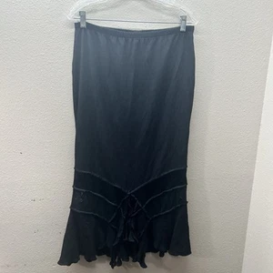 Vtg Spencer Alexis Maxi Skirt SZ P L Patchwork Lace Whimsigoth Fairy 90s Grunge - Picture 1 of 8