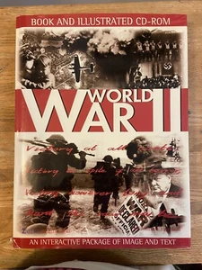 Large Zigzag WWII World War II Illustrated Book with CD-ROM of Photos Text - Picture 1 of 1