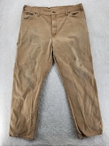 Dickies Canvas Zimmermannshose Herren 40X34 hellbraun Logo 7 Taschen Hammerschlaufe - Bild 1 von 8