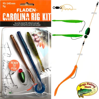 FLADEN Carolina Rig Kit -  Raubfisch Montage - Barsch Zander Hecht Köder Set  - Bild 1 von 4