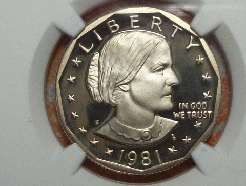Key Date 1981-S Type 2 Proof Susan B. Anthony Dollar-NGC PF 69 Ultra Cameo #1 Cover