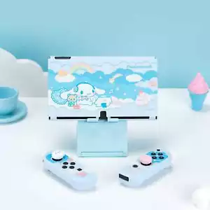 GeekShare X Sanrio Case Nintendo Switch/OLED Screen Film Dust Cover Cinnamoroll - Picture 1 of 44