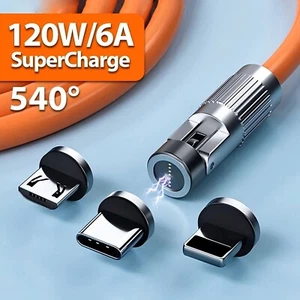 100X 3 in 1 super fast charge and data sync cable USB/Type C/Lightening/Micro - Picture 1 of 10