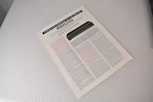 Original Adcom GFP-565 Audiophile Pre-Amplifier Stereophile Review Reprint - Picture 1 of 2