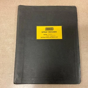 Rosco RA-100 SERVICE OPERATION MAINTENANCE PARTS MANUAL ASPHALT SPRAY PATCHER - Picture 1 of 6
