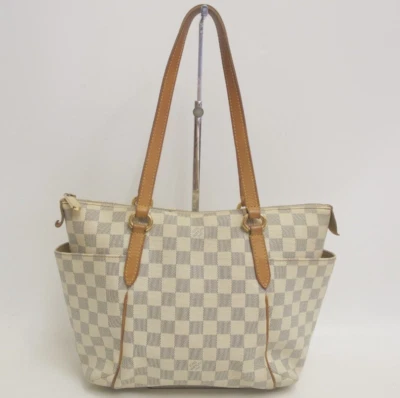 Auténtico bolso de hombro Louis Vuitton Damier Azur Totally PM #33769 Foto 1 de 4