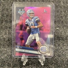 2023 Bowman Chrome U Drake Maye Pink Parallel UNC 1st Round Pick🔥🔥
