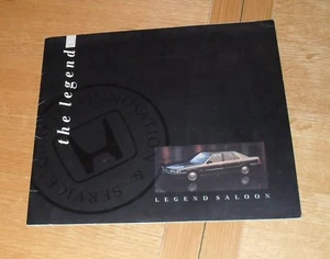 Honda Legend Saloon Brochure 1990-1991 - 2.7 V6 24v UK Market - Picture 1 of 2