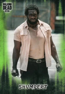 The Walking Dead Hunters & Hunted 2018, Shumpert Green Base tarjeta paralela 89 #07/25 - Imagen 1 de 2