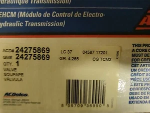 NEW GM 24275869 2010-2016 Control Solenoid Valve Assembly (Includes Body & TCM) - Picture 1 of 9