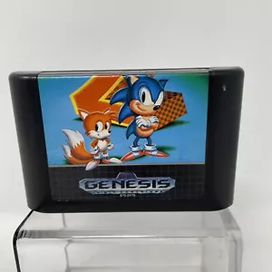 Sega Genesis Sonic The Hedgehog 2 - Picture 1 of 8